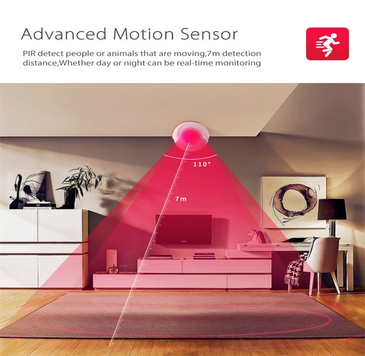 NEO NAS-PD01W Wireless WiFi PIR Detector Motion Sensor, Support Android / IOS systems & Ultra-bright Red LED NEO NAS-PD01W Wireless WiFi PIR Detector Motion Sensor, Support Android / IOS systems & Ultra-bright Red LED